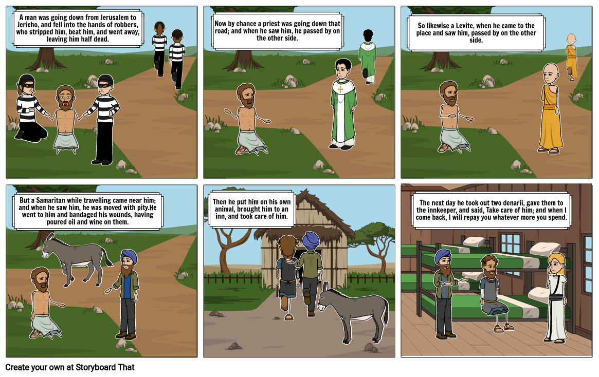 The Good Samaritan Storyboard by 312d3fe3