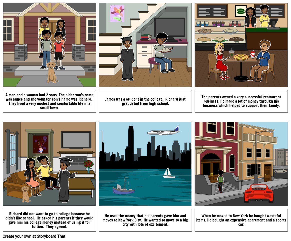 The Prodigal Son Part 1 Storyboard By 31583c51 