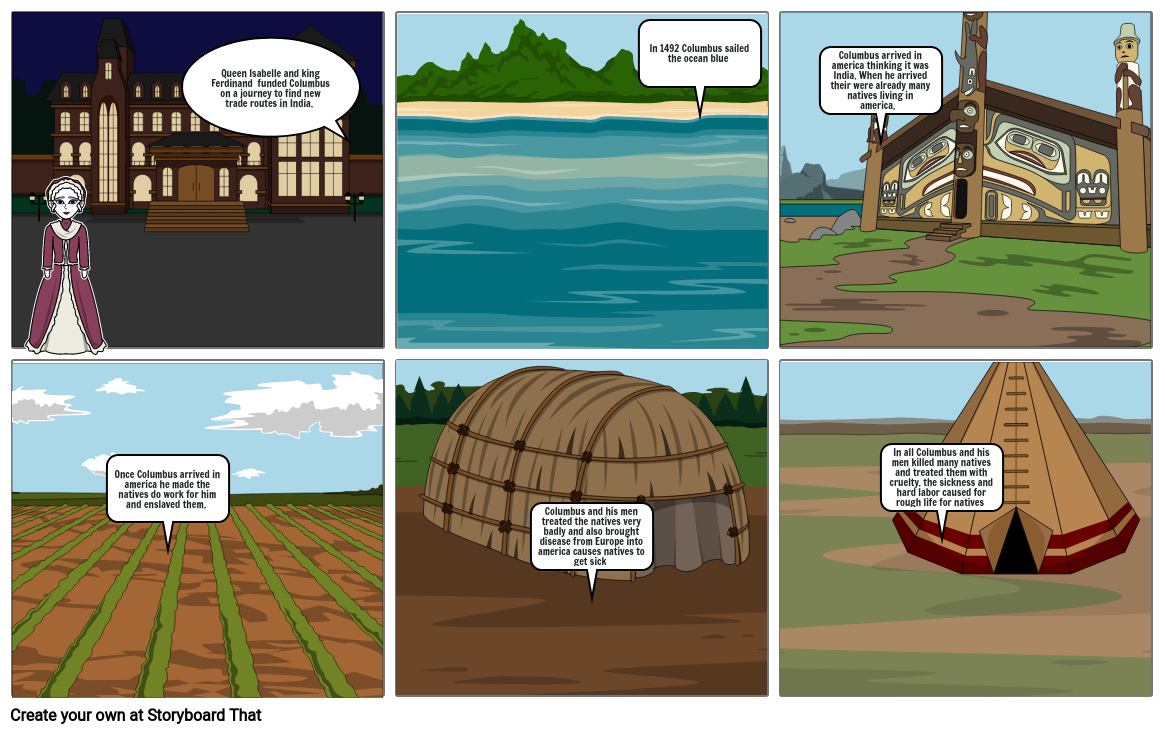 Christopher Columbus Storyboard by 31d035c6