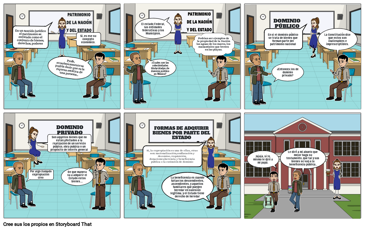 Patrimonio de la Nación Storyboard by 3202087340