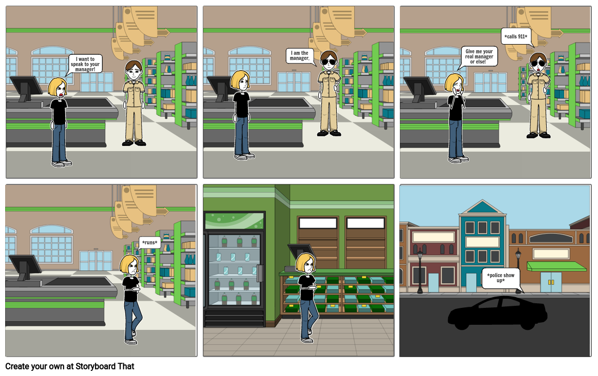 Grocery Store Storyboard by 325ddb76