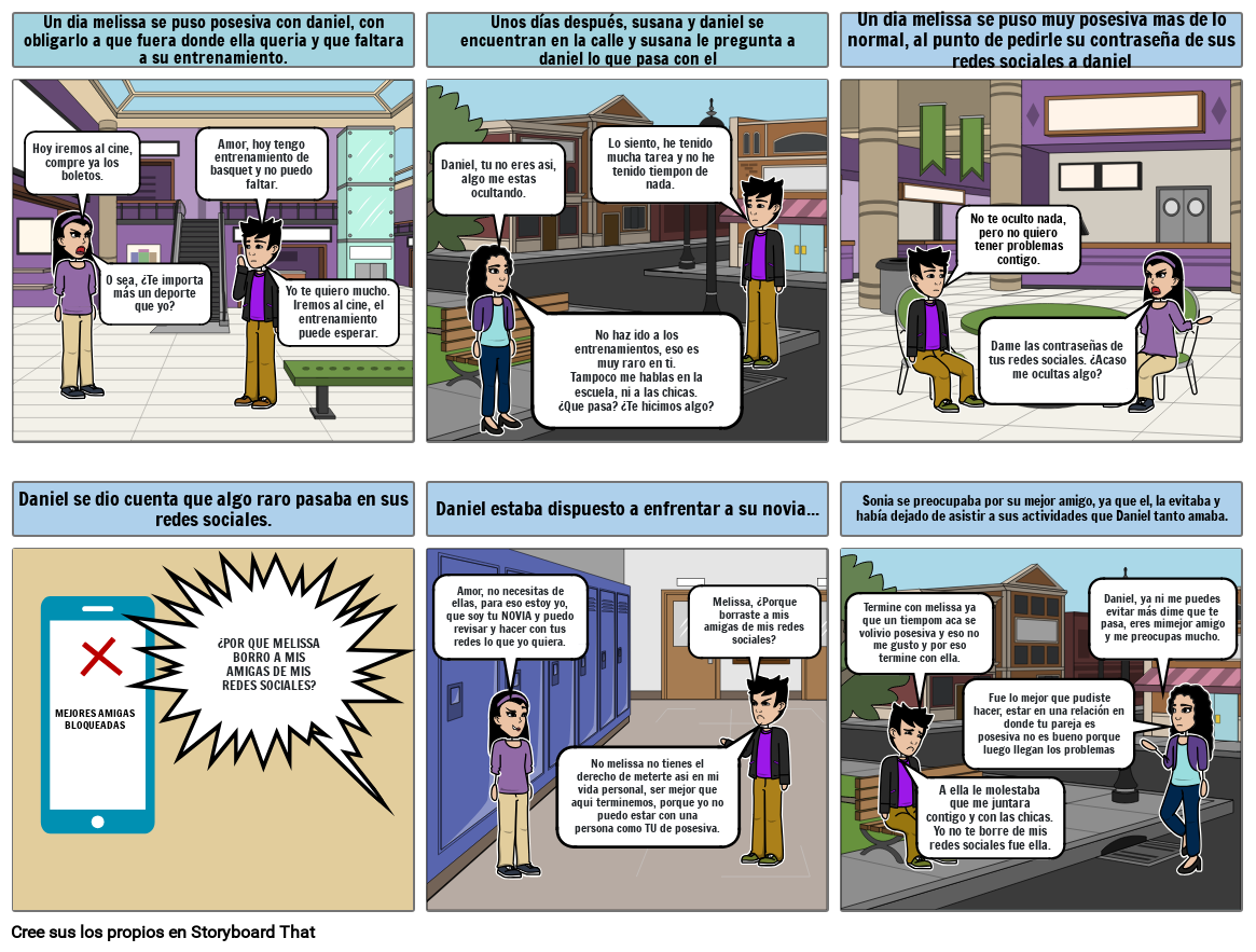 violencia entre el noviazgo Storyboard by 3263f220