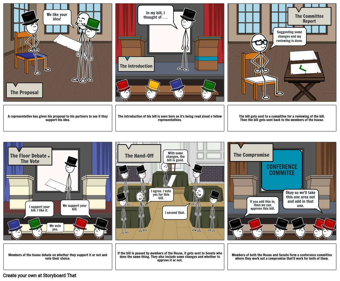 how-a-bill-becomes-a-law-storyboard-by-32ad399a