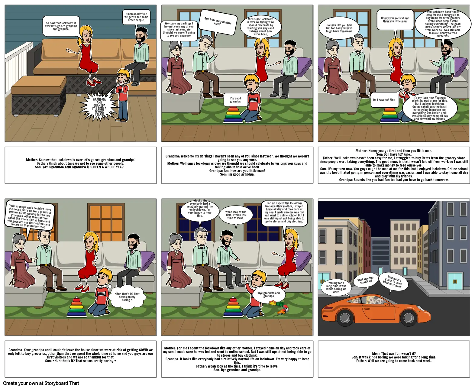 Comic Strip Project