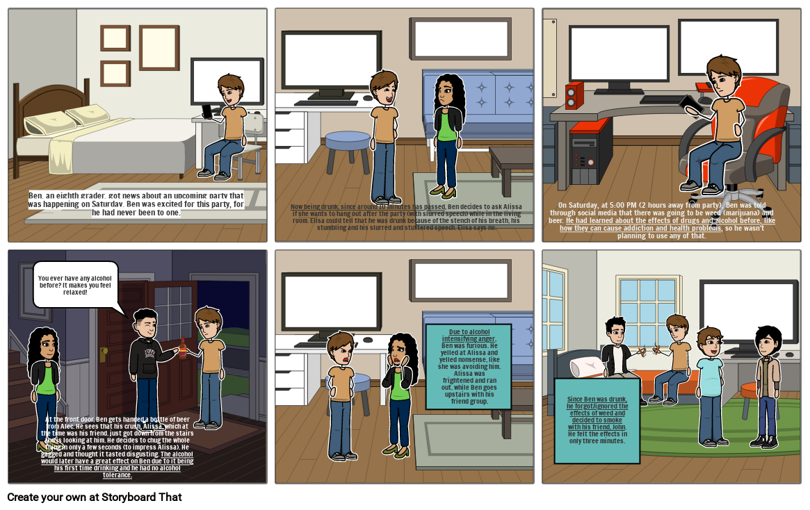 Drug awareness Storyboard por 33506a54