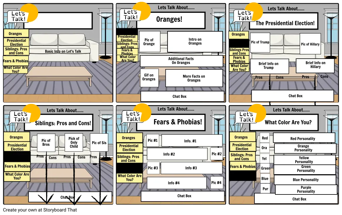 Storyboard: Let&#39;s Talk