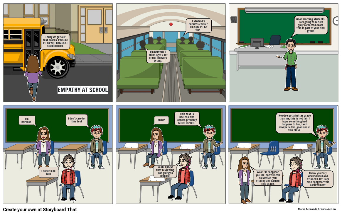 Reading Project - Comic Strip Storyboard by 33f9eba0