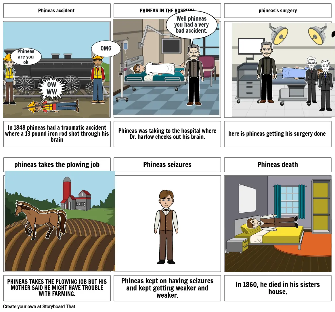 Phineas gage story