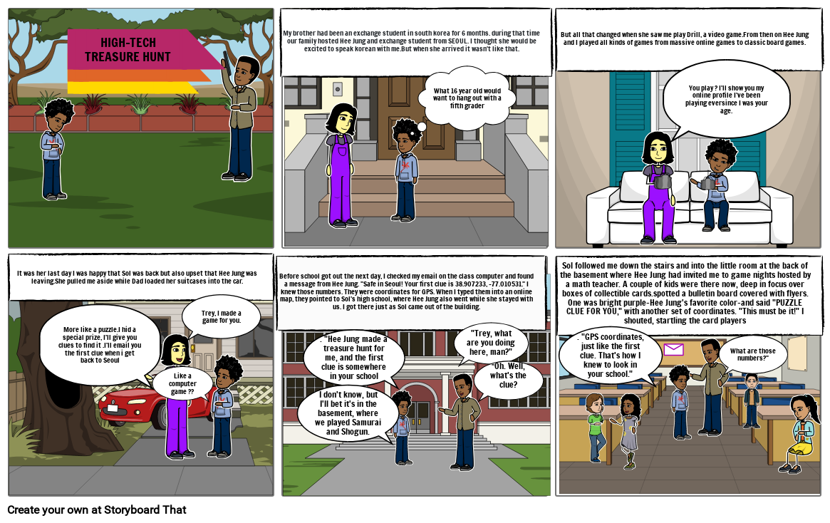 AMBIKA 8A ENG HHW COMIC STRIP Storyboard by 34c77c11