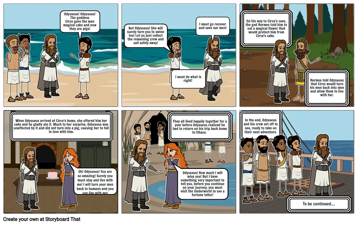 The Odyssey Storyboard 2