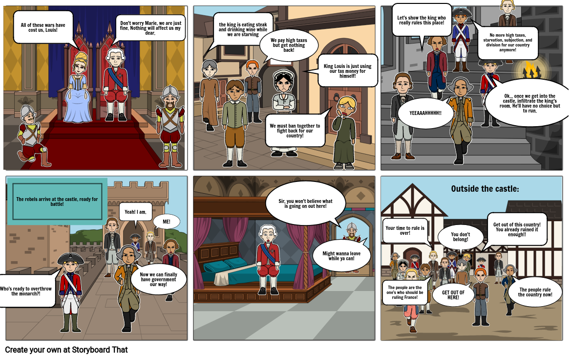 french revolution Storyboard by 35edfb27