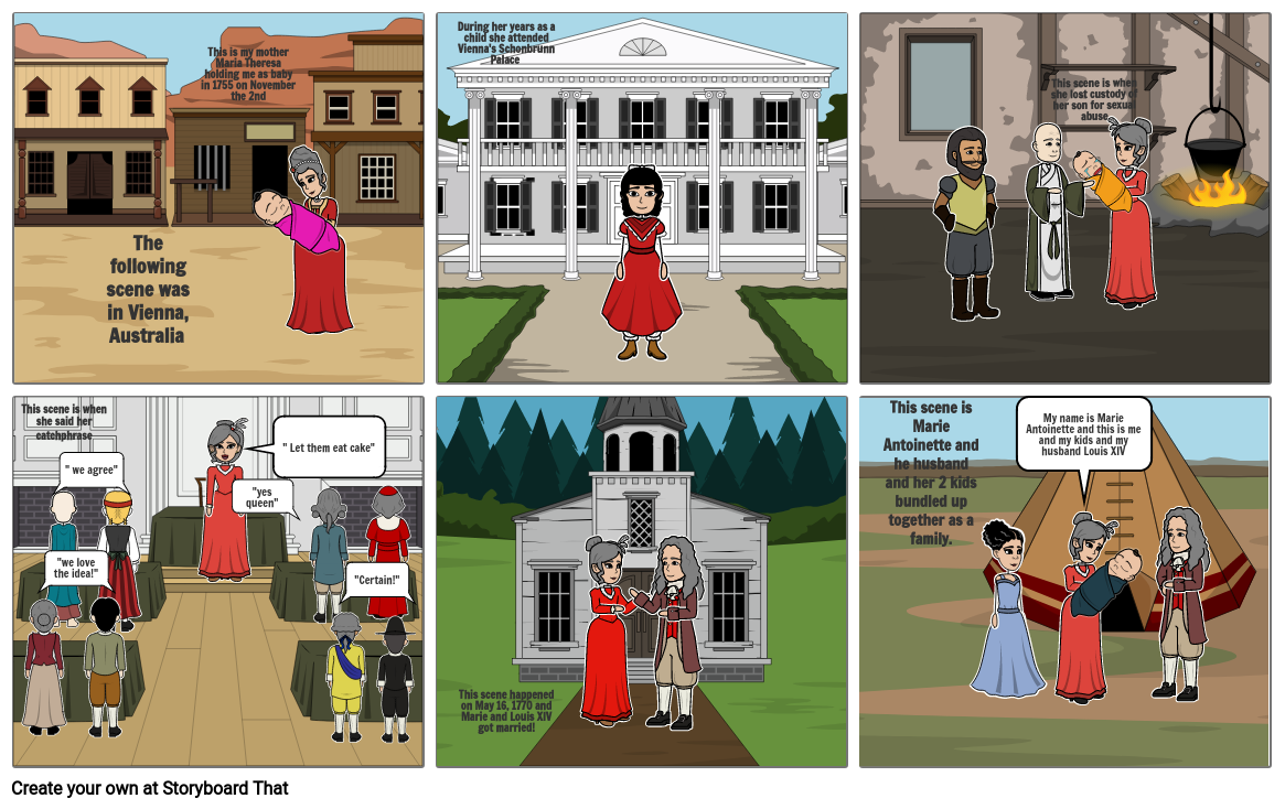 The story of Marie Storyboard por 35fa9320
