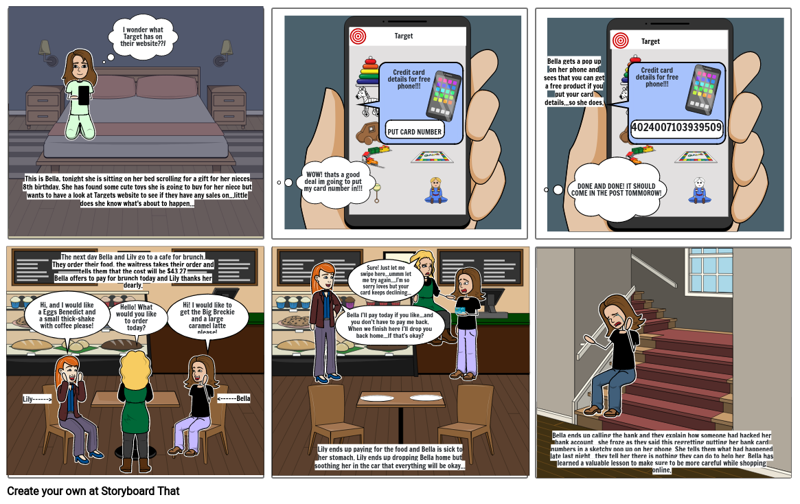 ONLINE SHOPPING Storyboard by 3618bdb0