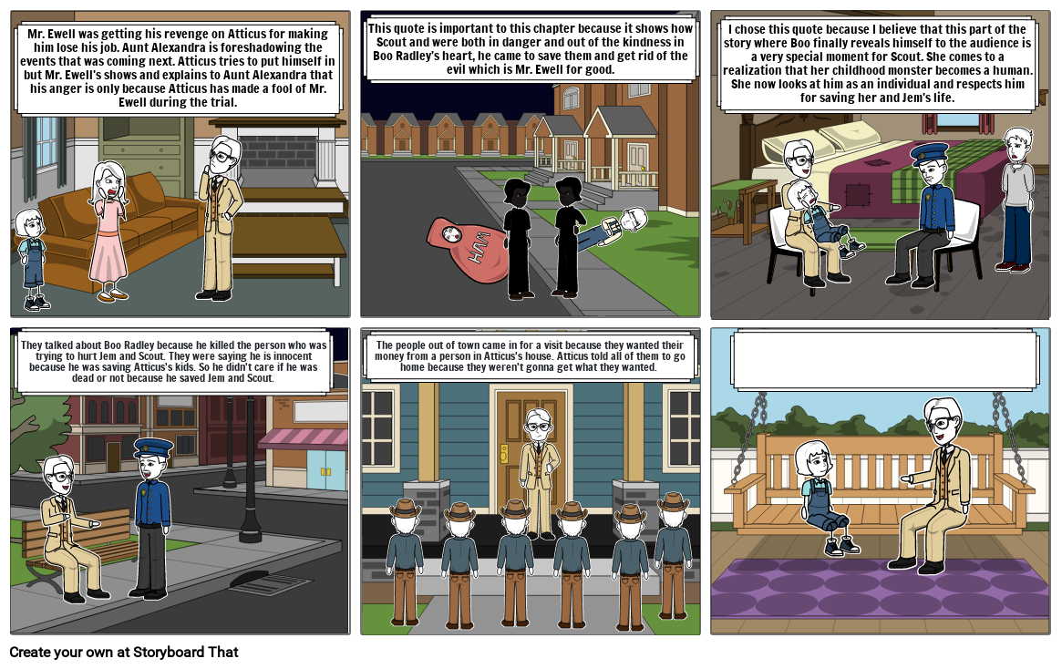 To Kill a MockingBird Storyboard by 36be3e17