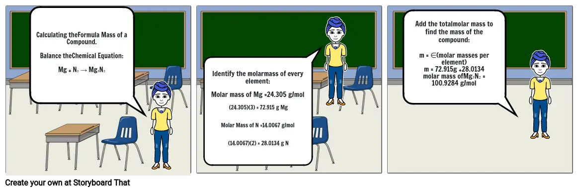 CHEMICAL EQUATION COMIC STRIP