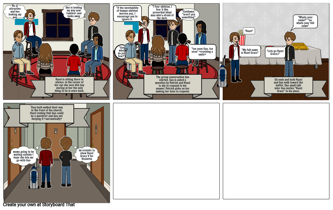 The Fault in Our Stars Storyboard by 3707b2ff