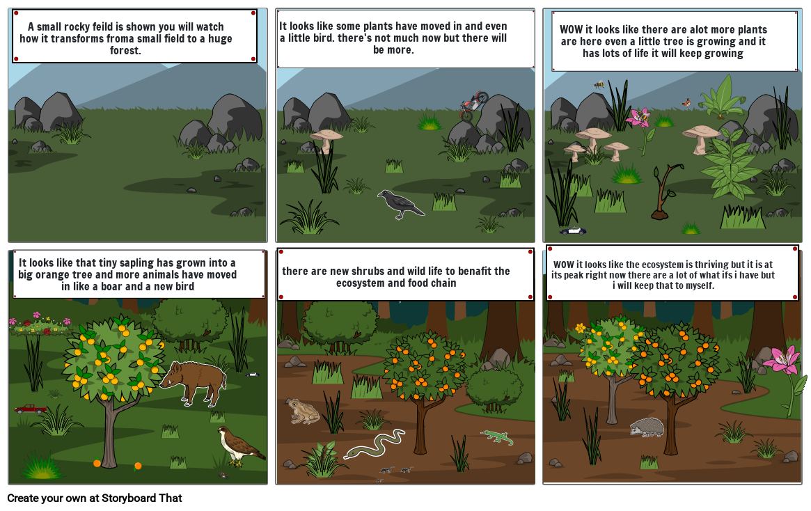 ecosystem Storyboard by 3735fc8f