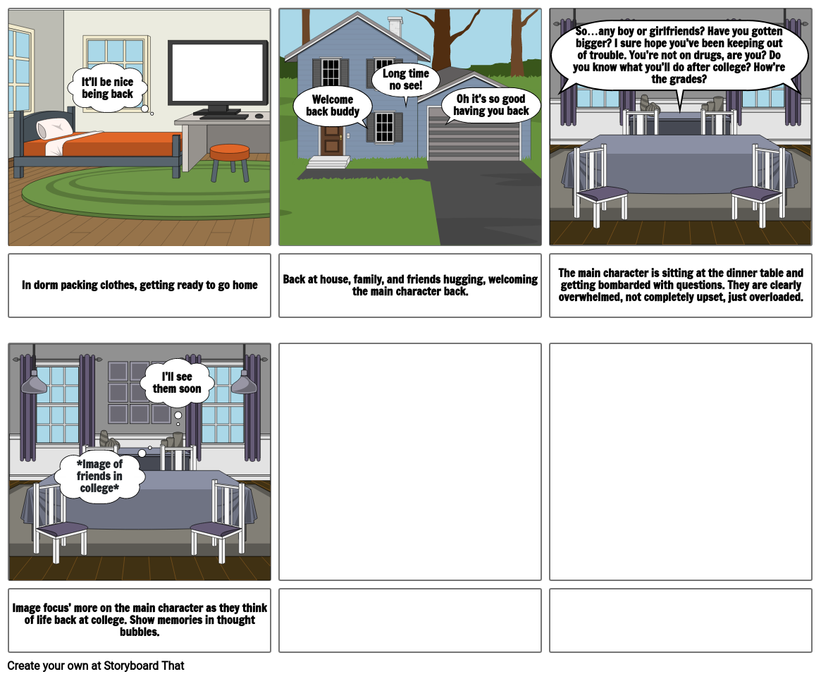 First Year Comic Outline Part 2 Storyboard by 3740cbc9