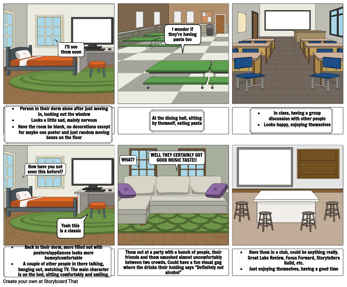 First Year Comic Outline