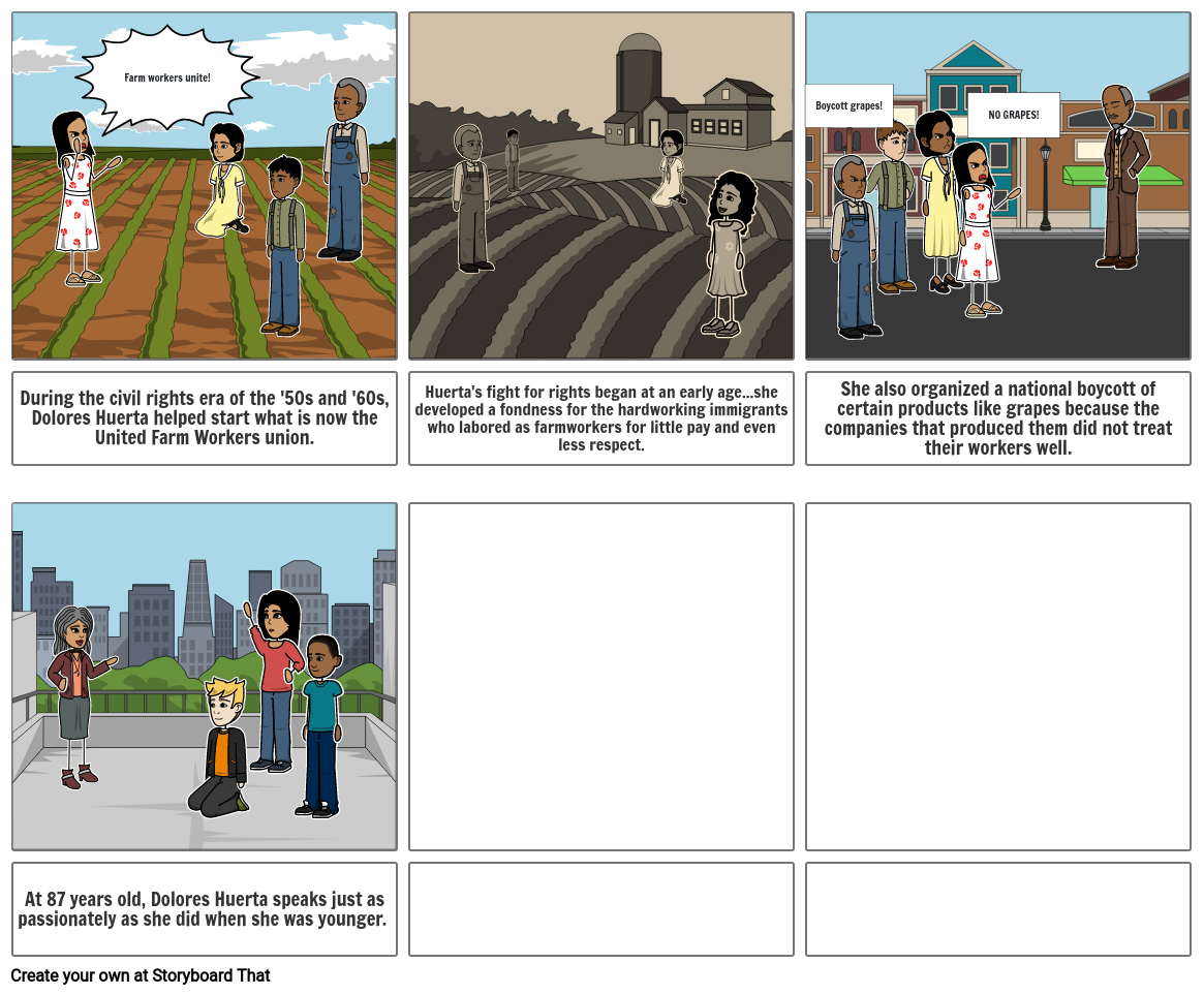 Dolores huerta Storyboard by 37585a14