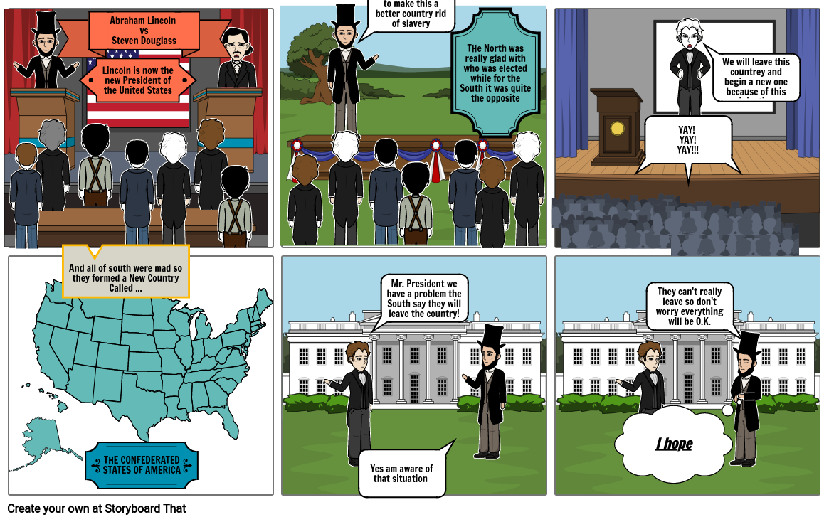 Lincoln's Election Storyboard by 37666e95