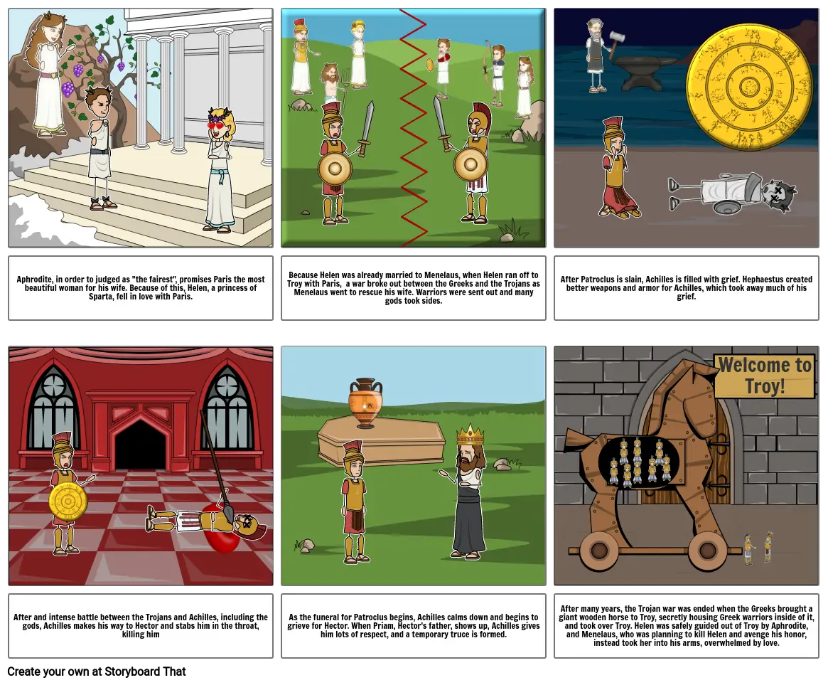The Iliad Storyboard