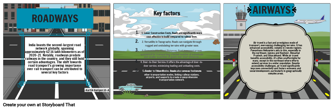 Geography storyboard - kartik baliyan 10a