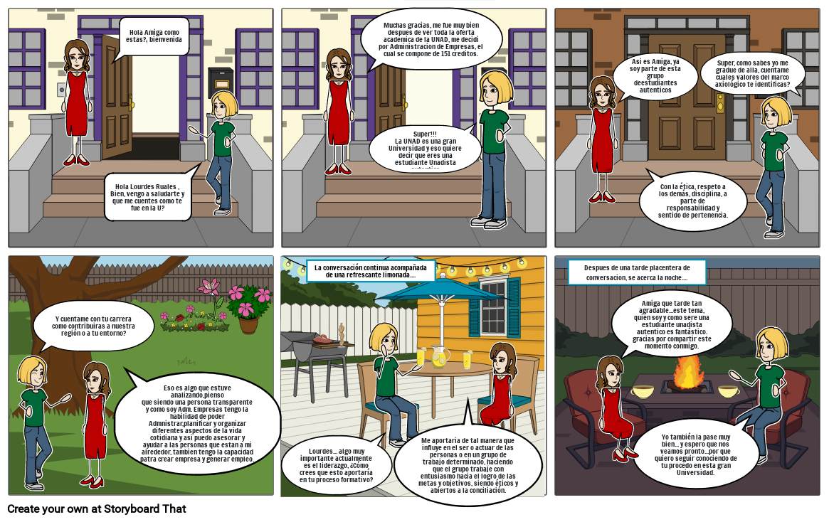 Storyboard - Catedra Unadista- Lourdes Ruales