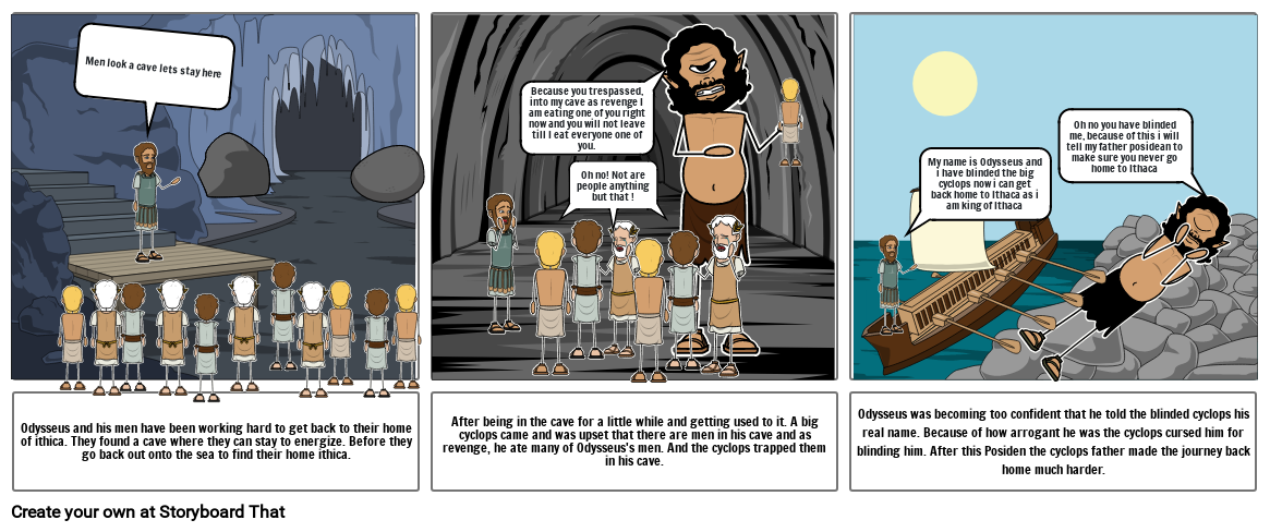 The Odyssey Comic Strip