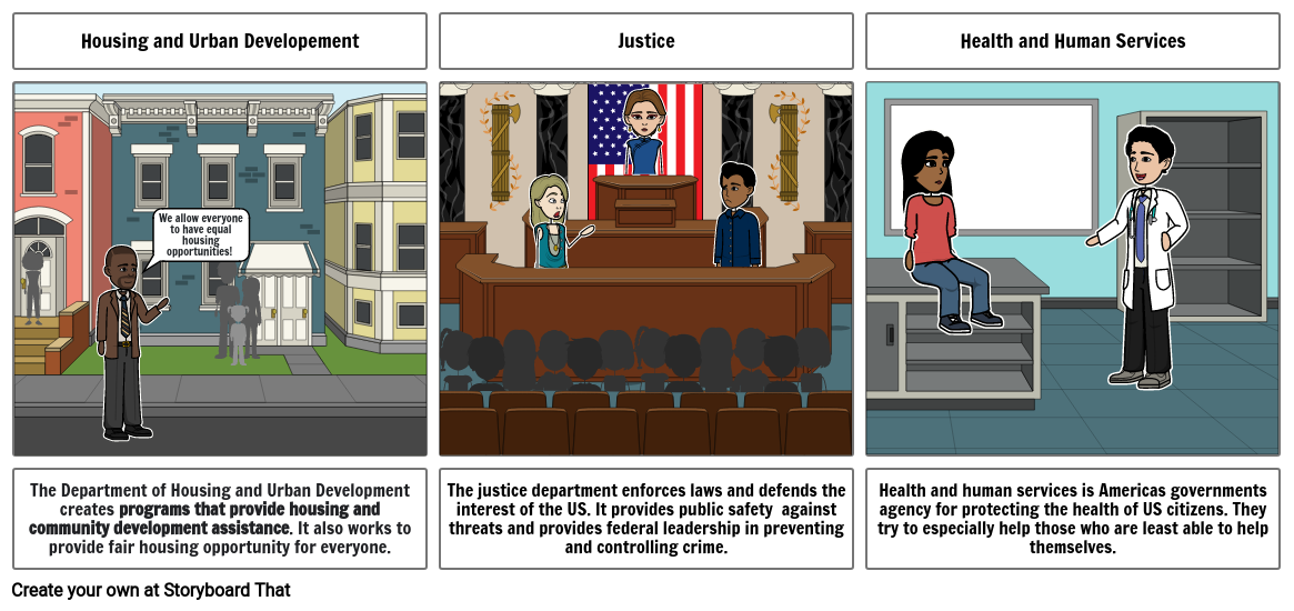 departments-of-the-executive-branch-storyboard