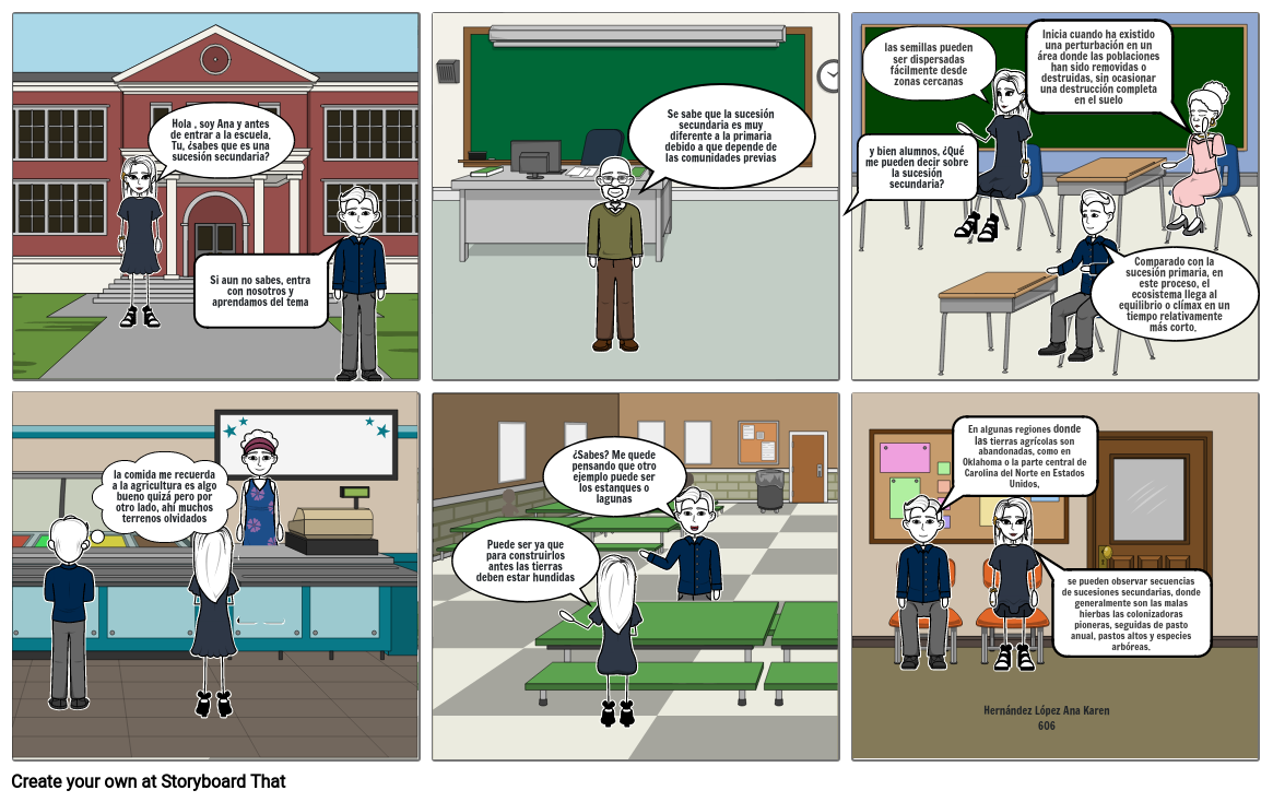 Sucesión primaria y secundaria Storyboard by 391946a9