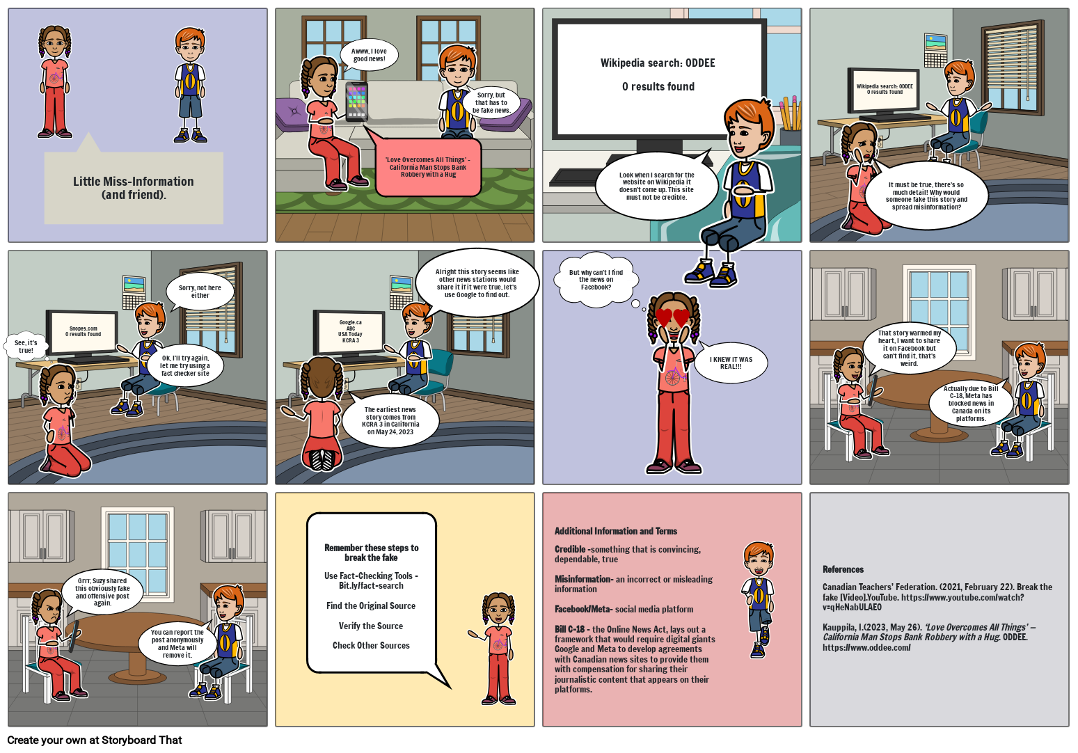 Little Miss-Information Storyboard por 393af564