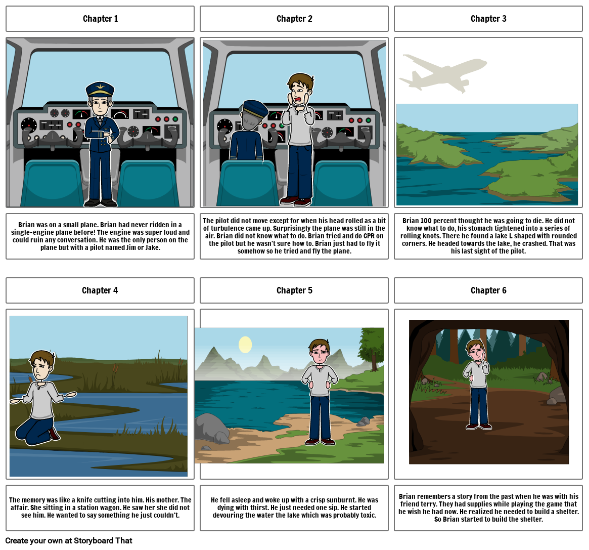 Hacther Ch 1-6 Story Board