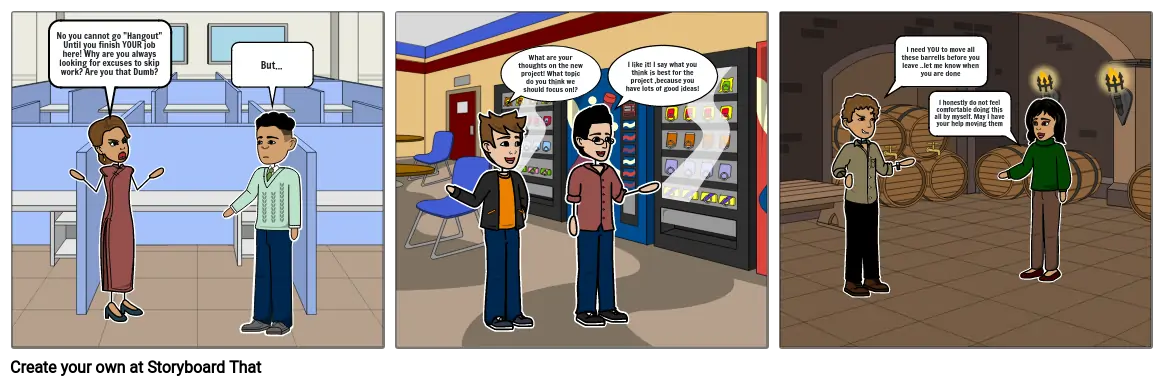 Dialog Comic Strip