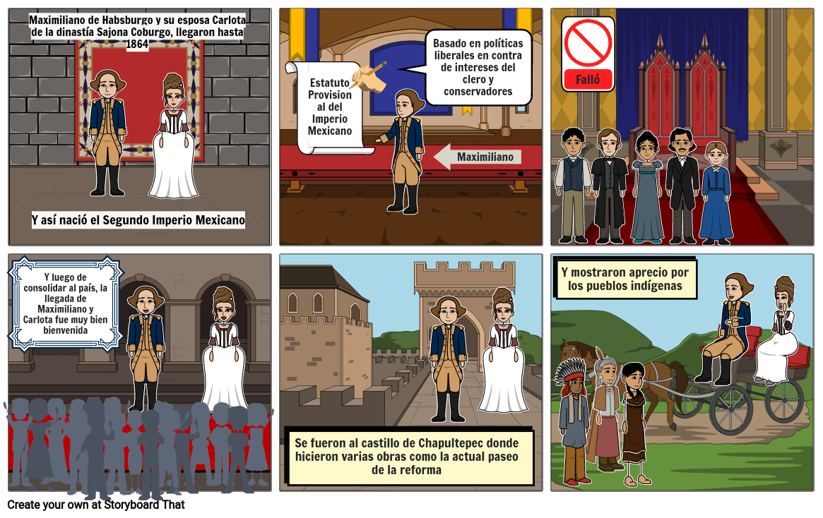 2do Imperio Mexicano Storyboard by 3982ec1f