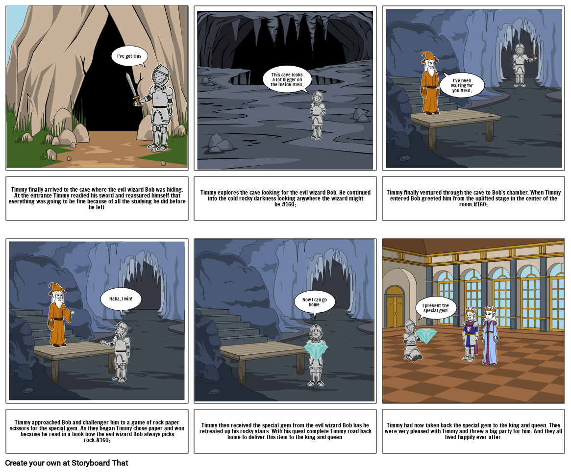 Epic Hero Story Pt. 2 Storyboard by 39876d17