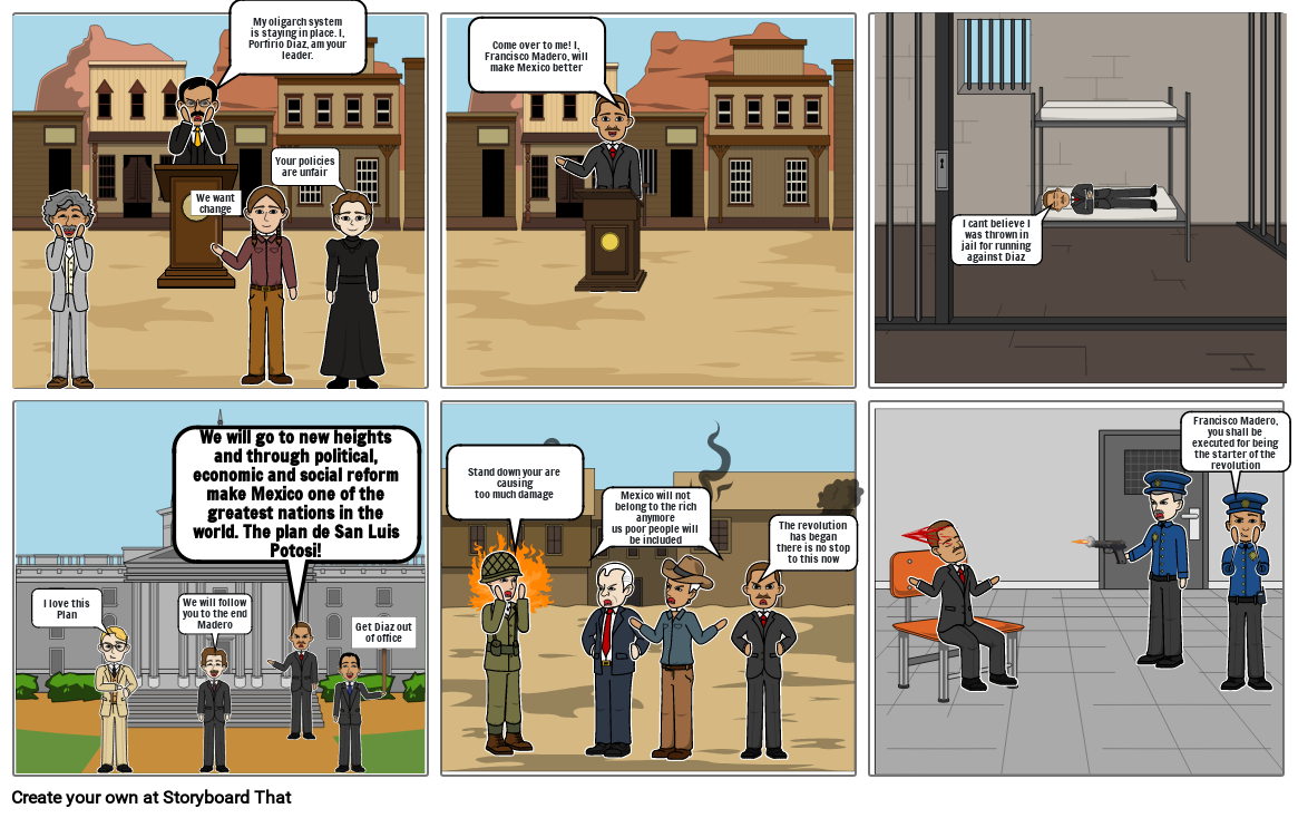 Mexican Revolution Storyboard By 39e3d0e0   Mexican Revolution 