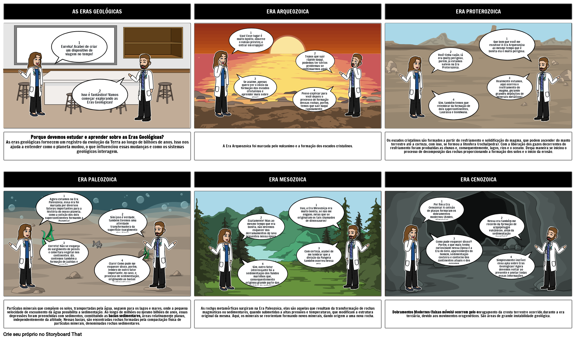 Eras Geologicas Storyboard By 3a794644