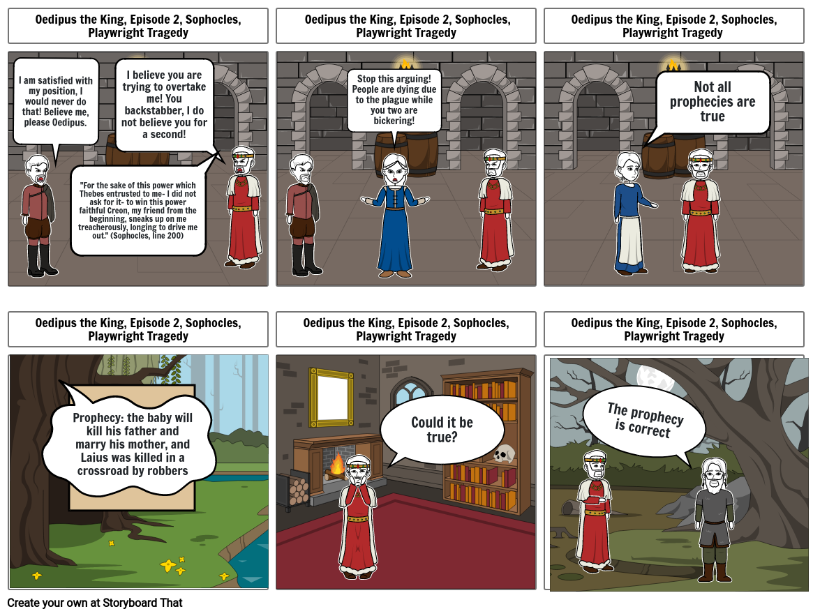 Oedipus Comic Storyboard by 3addbd0b