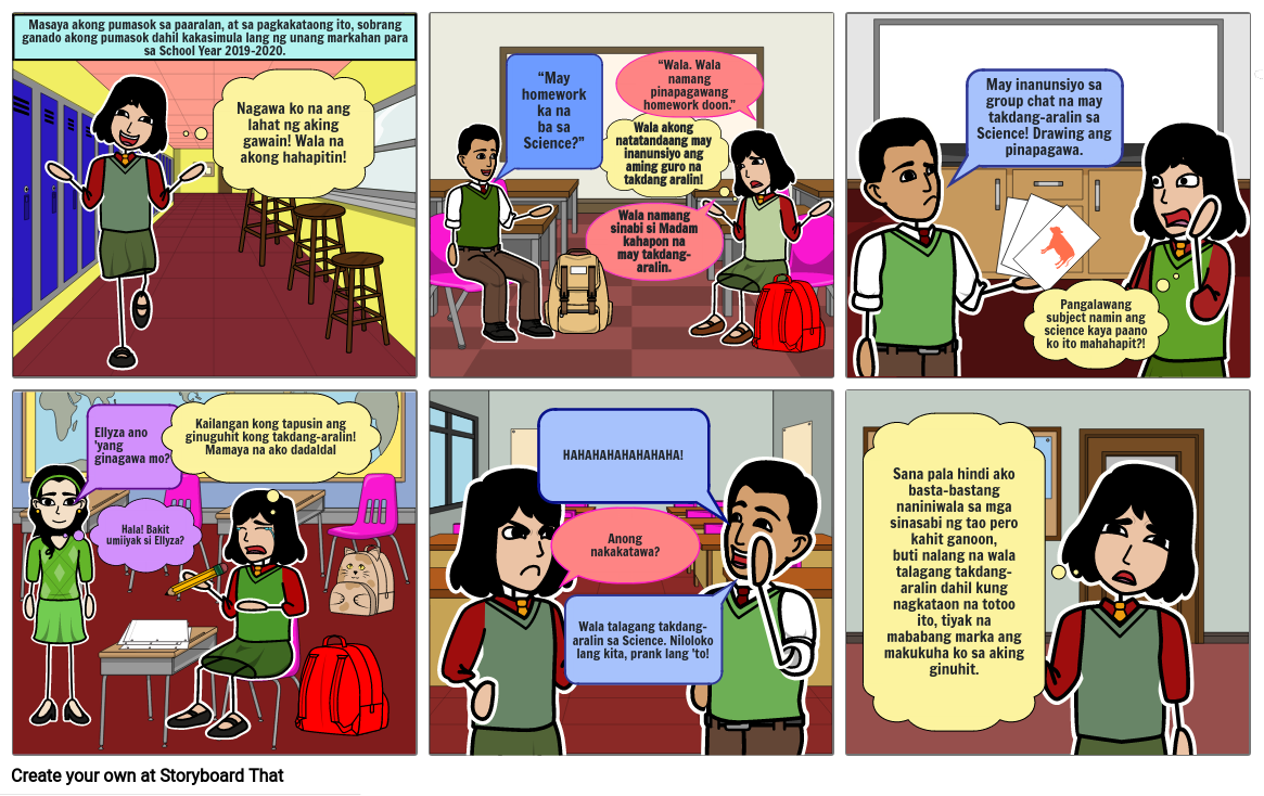 TAKDANG ARALIN Storyboard by 3b17fdda