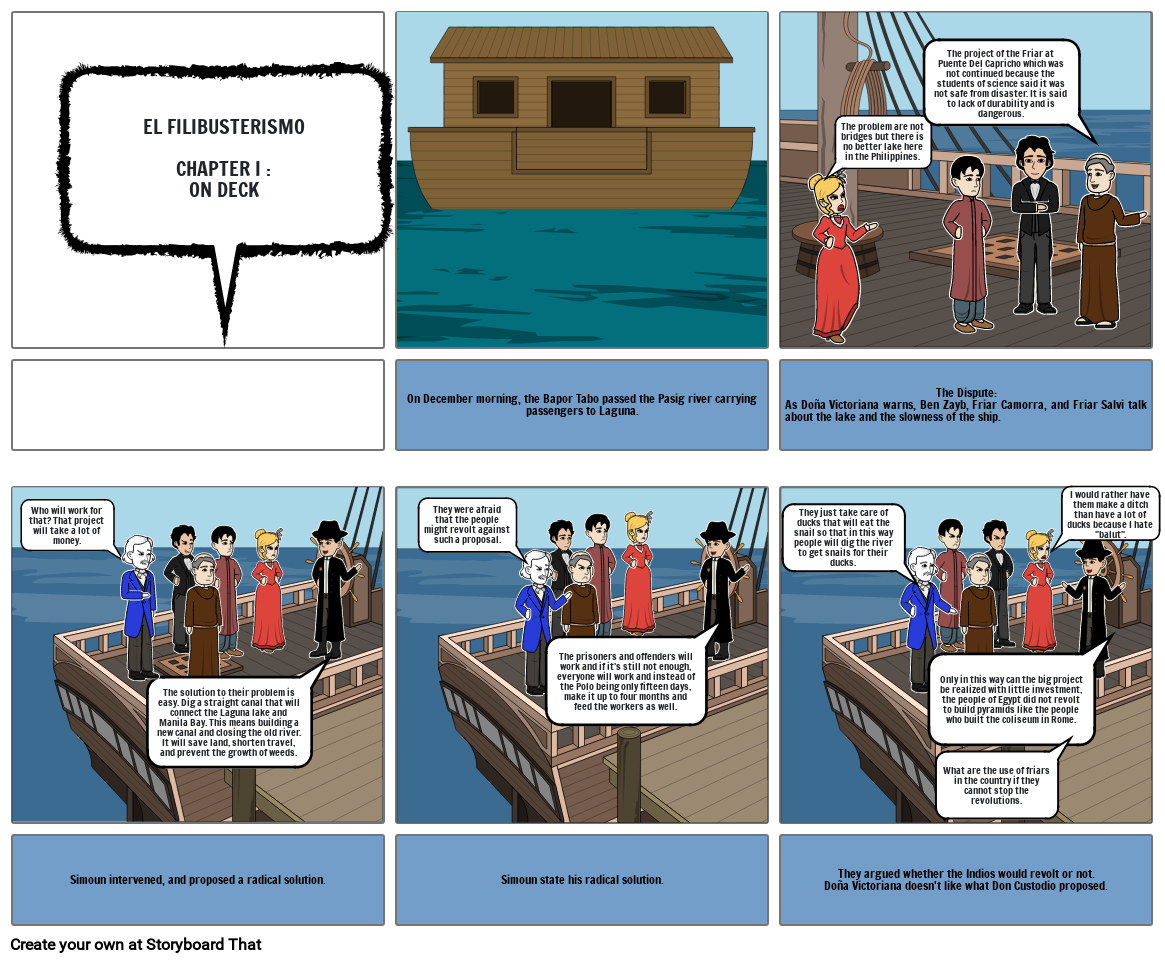 El Filibusterismo Comics Storyboard By 3b67d3ad