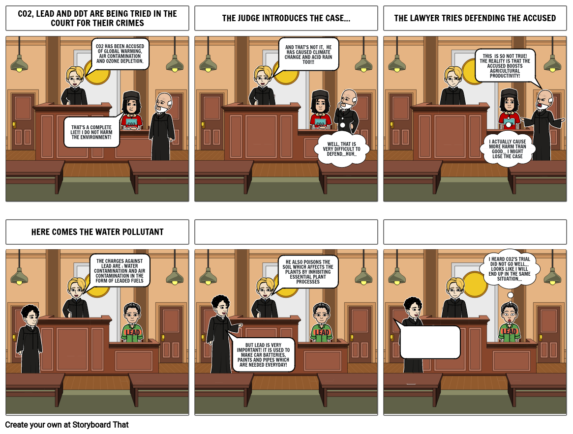 IMPACTS OF POLLUTION Storyboard by 3bcf9acf