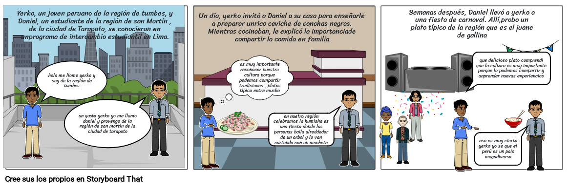 intercambiando caracteristicas cultutrales