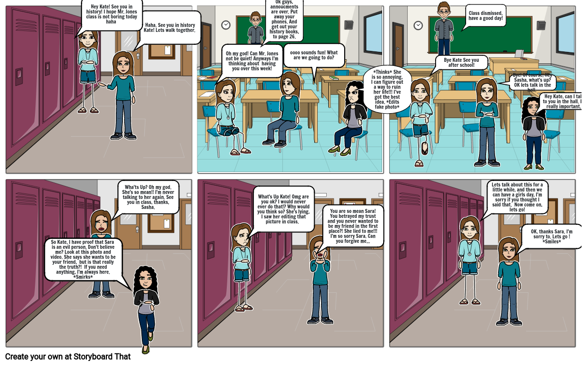 FACS Comic Strip Storyboard by 3c0bcafe