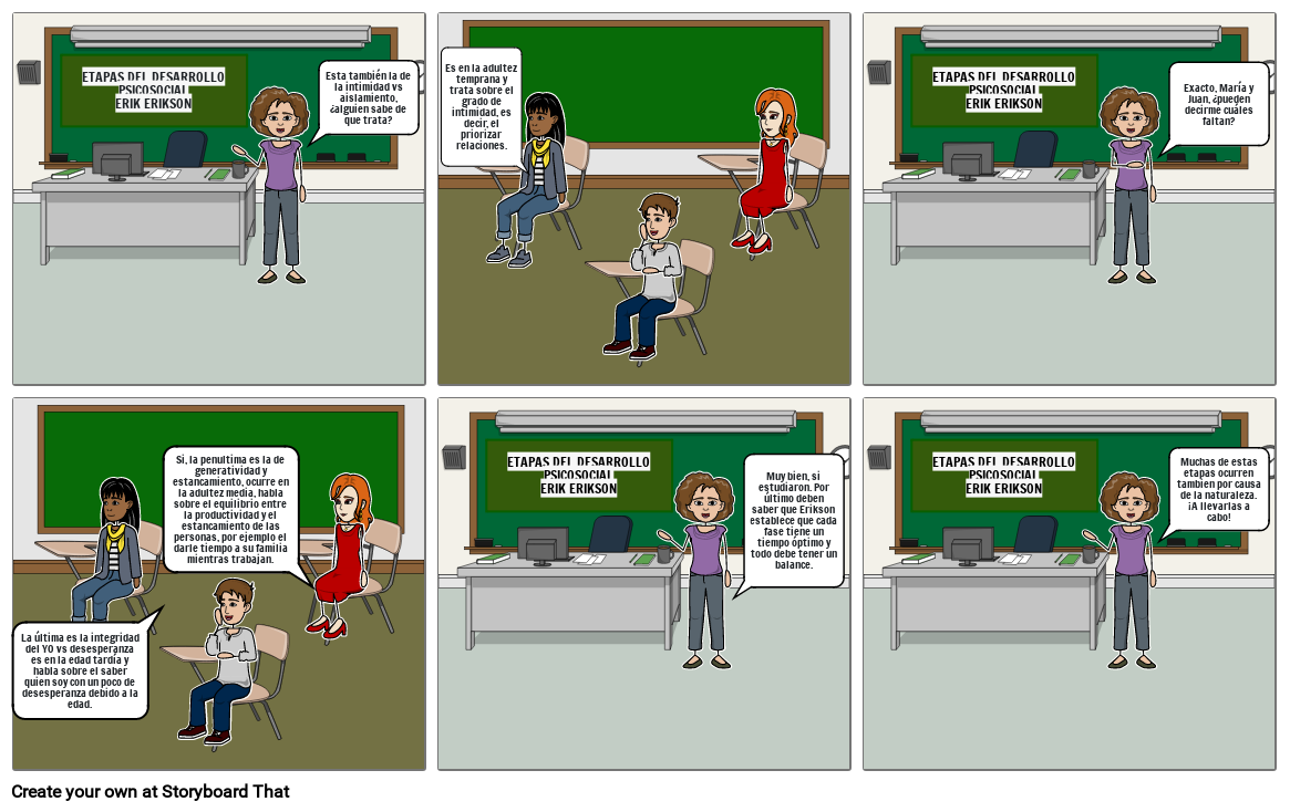 TEORÍA PSICOSOCIAL Storyboard by 3c57e293