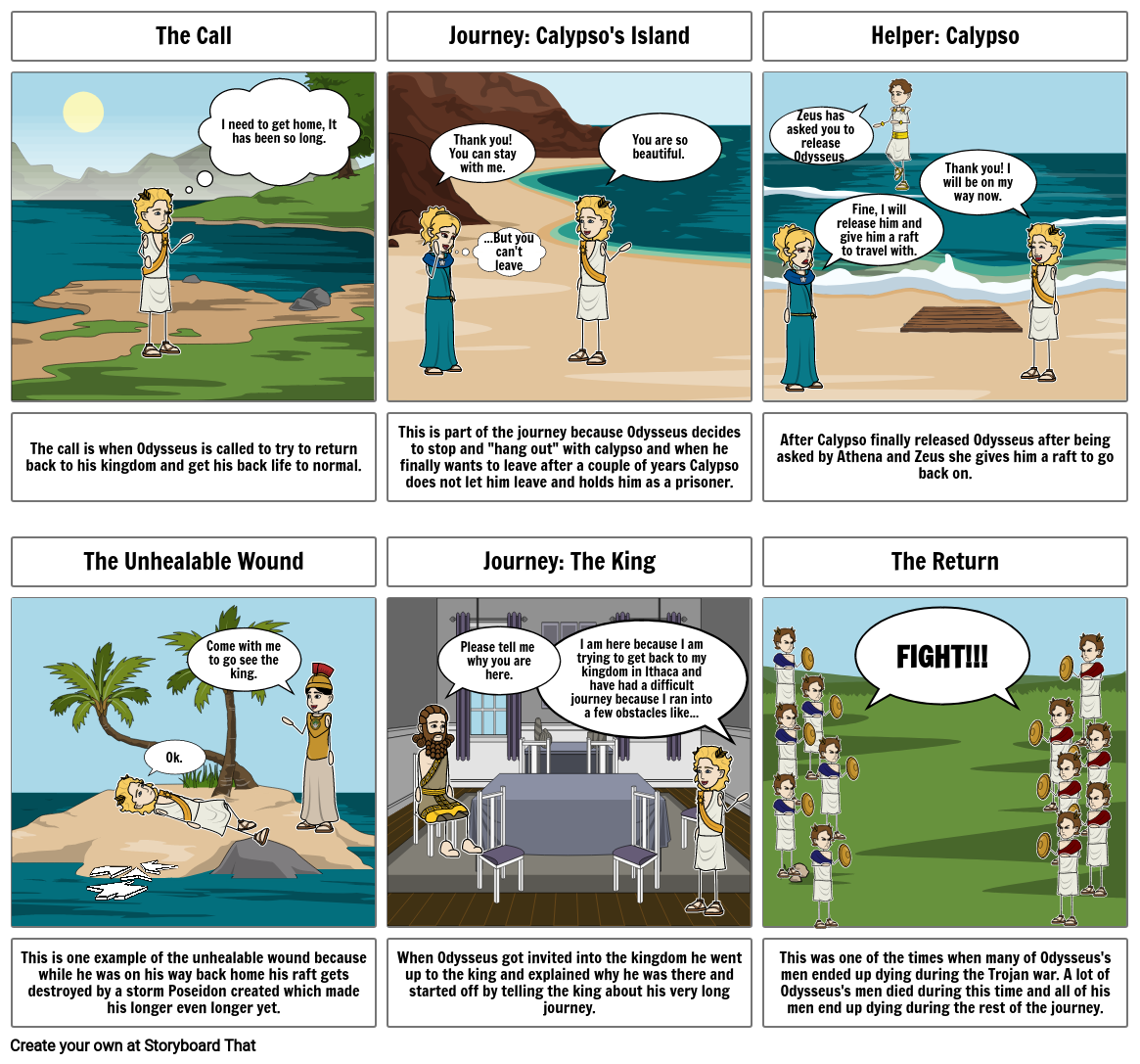 The Odyssey Storyboard por 3c7ced72