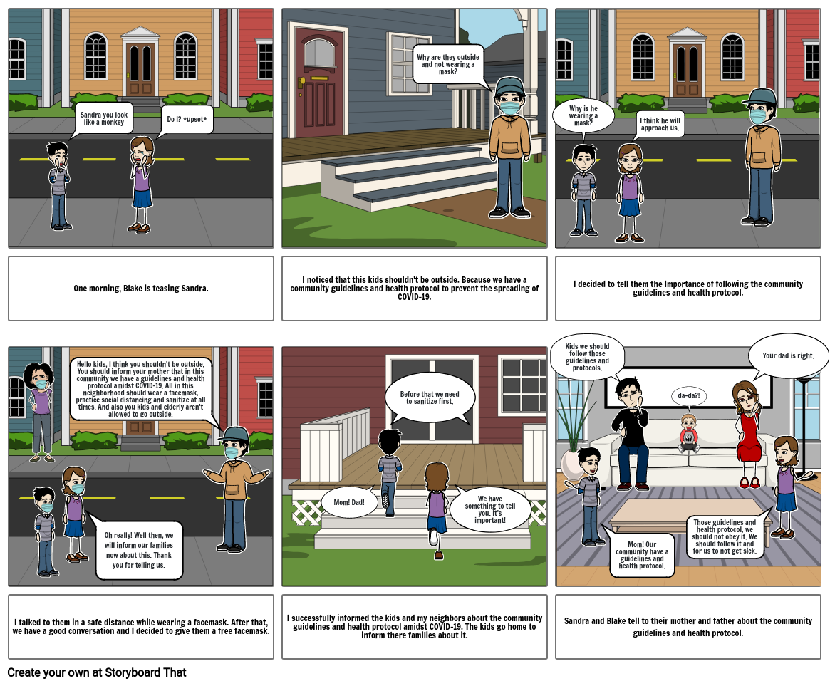 Oral Communication Comic Strip Storyboard by 3c912bb1