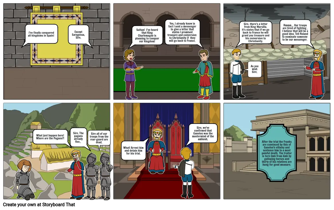 English Narrative Storyboard