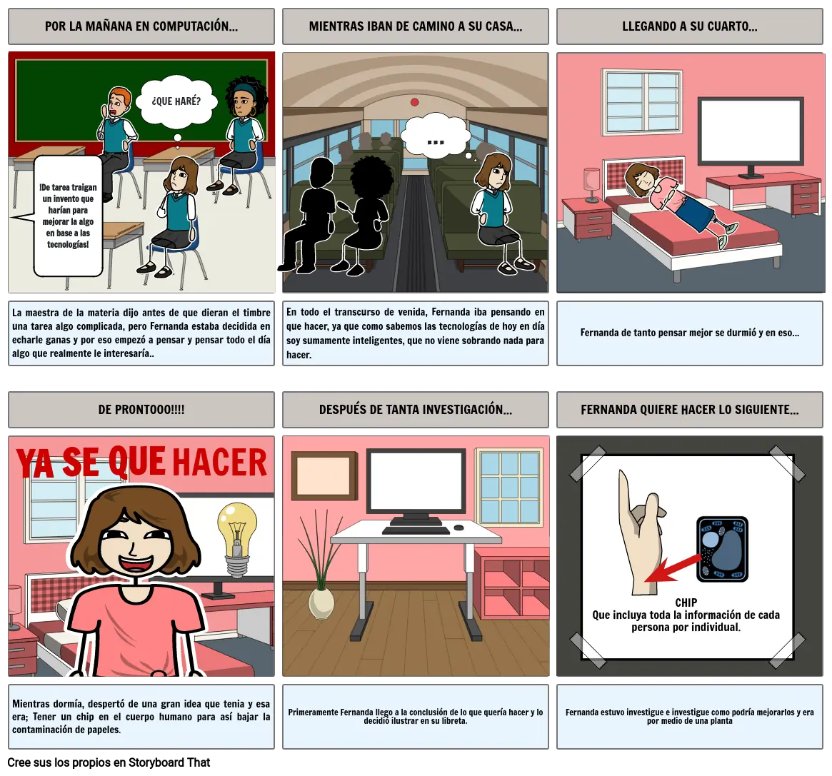 STORY BOARD THAT - LABORATORIO DE COMPUTO 3