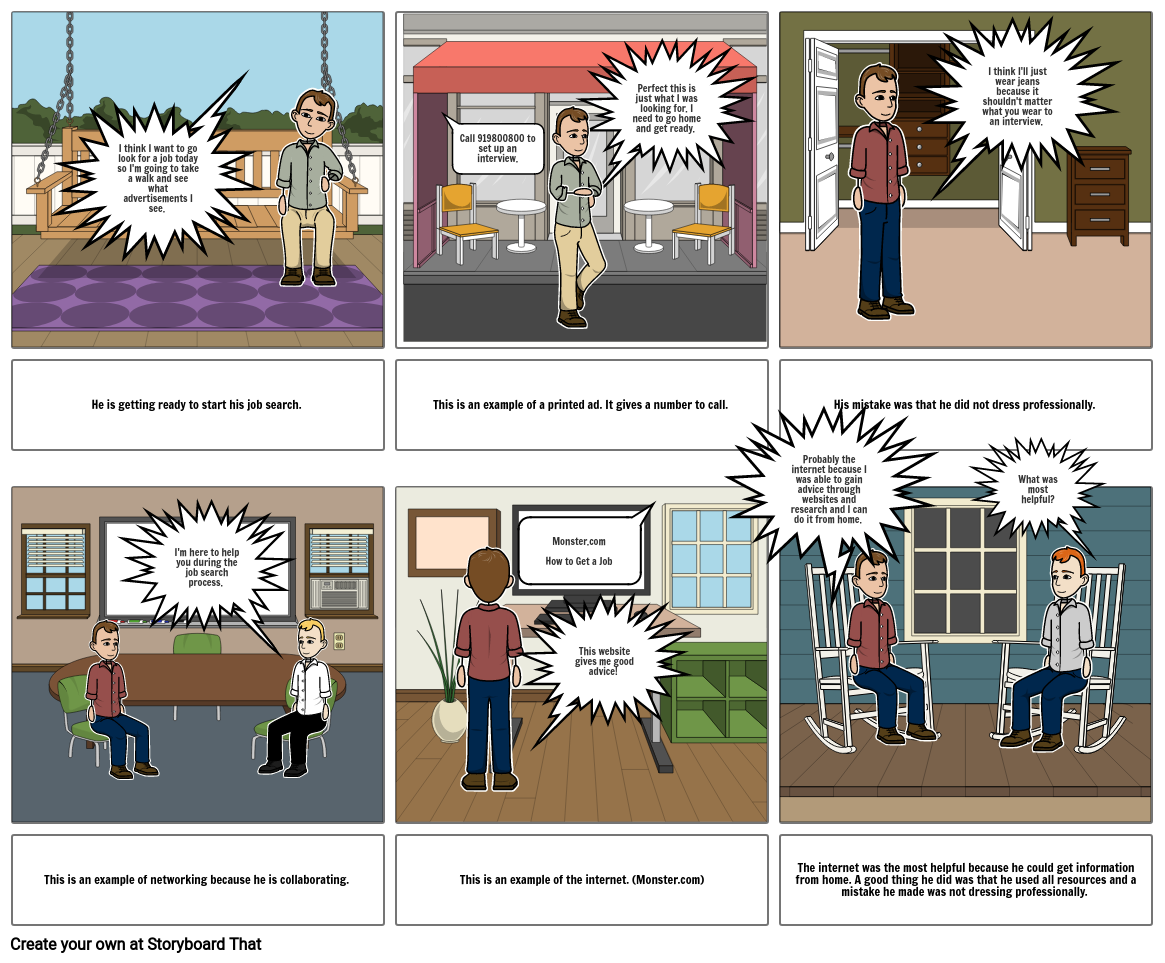 Job Sources Comic Storyboard por 3e2d8448